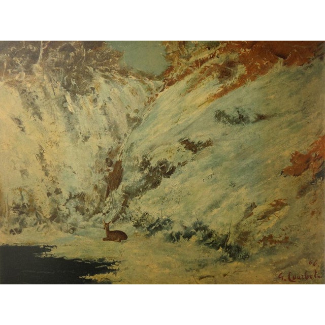 Gustave Courbet, Paysage de neige dans le Jura, Lithograph For Sale