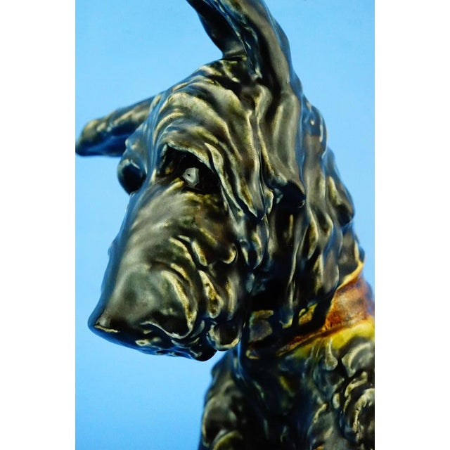 20th Century Ceramic Scottish Terrier Scottie Dog Sculpture by Ida Meisinger for Goldscheider For Sale - Image 18 of 18