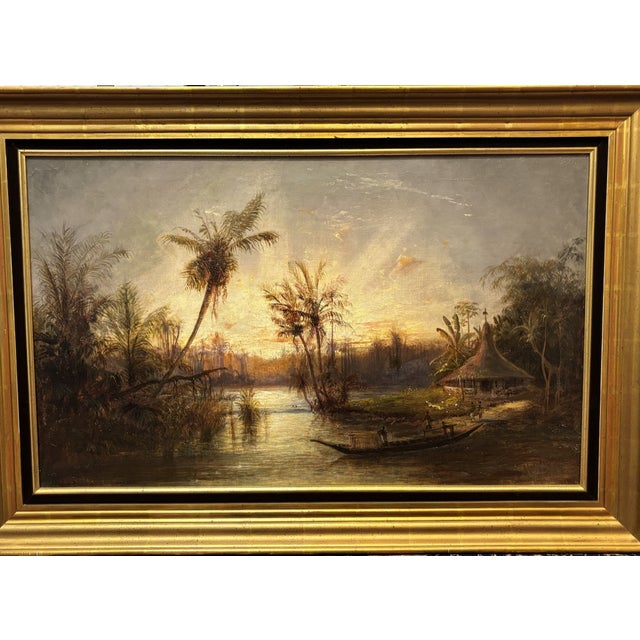 Fritz Klingelhöfer, Africa, Oil Painting on Canvas For Sale - Image 5 of 8