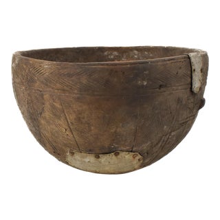 Mid 20th Century African Wood Bowl For Sale