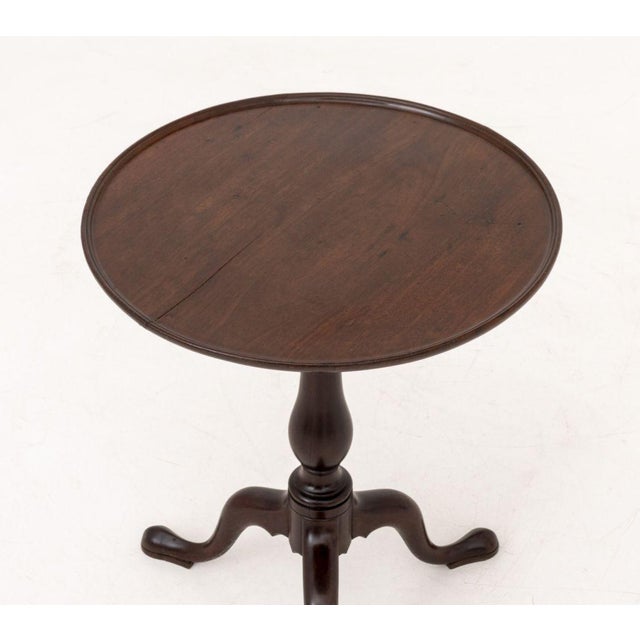 George III Style Mahogany Tripod Table For Sale - Image 4 of 8