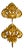19th-Century Italian Gilt Candle Sconces, a Pair For Sale