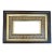 Antique Neoclassical Mahogany and Parcel Gilt Picture Frame For Sale