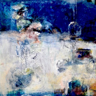 Throwing Donuts at the Moon, Original Abstract Painting For Sale