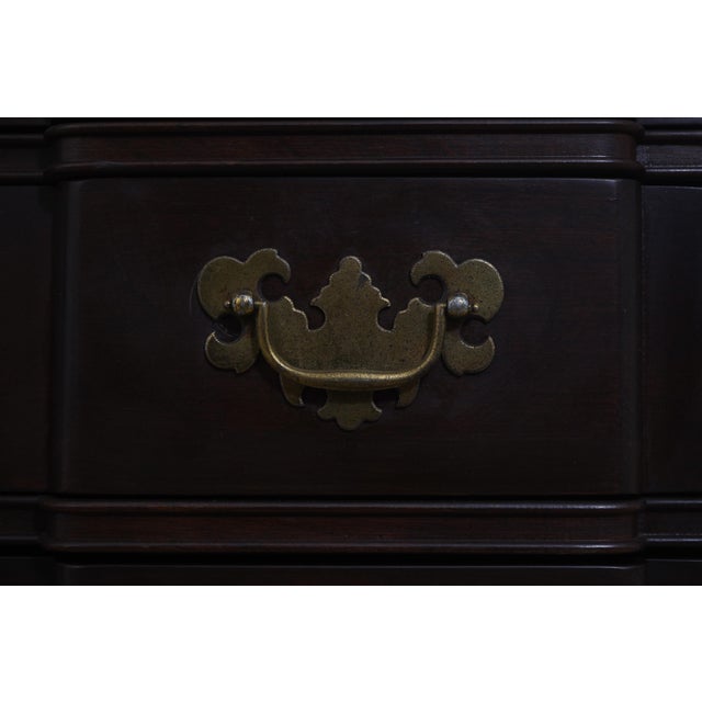 Ethan Allen Cherry Block Front Bachelors Chest For Sale - Image 9 of 18