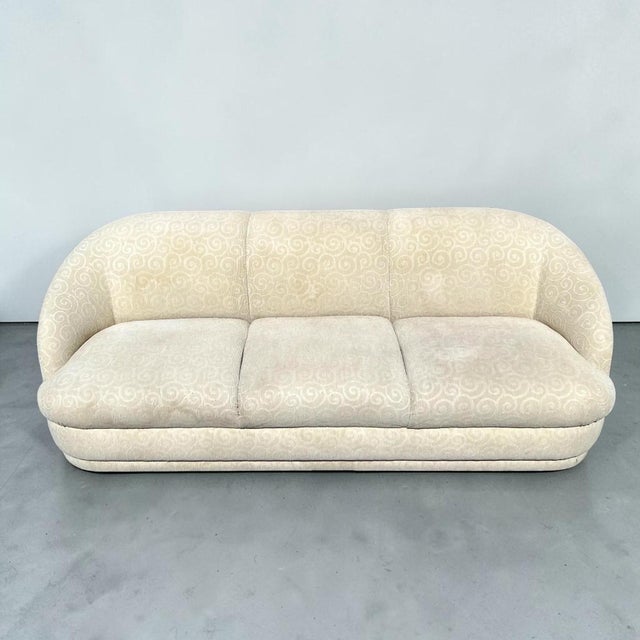 1990’s vintage sofa by Weiman. This piece has an elegant, firm look, while still being very comfortable for everyday use....