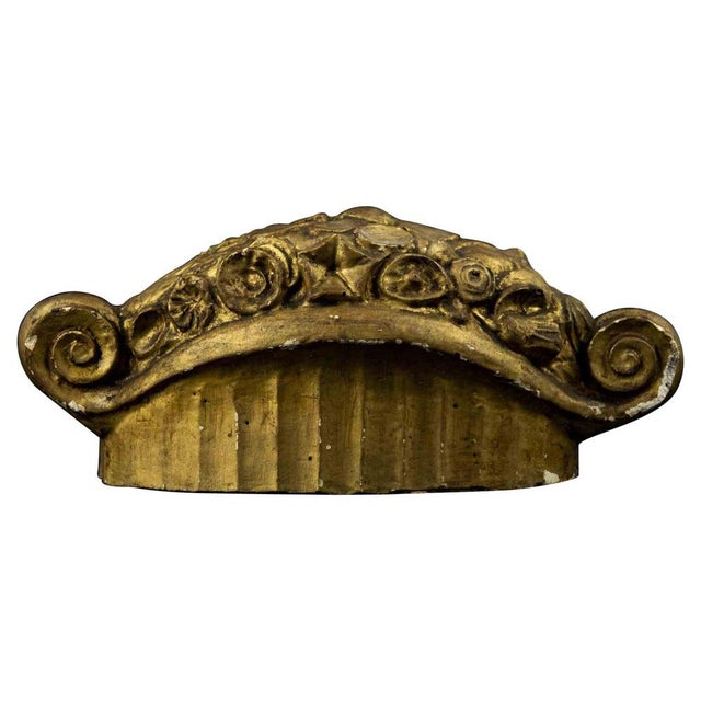 1950s Gilded Terracotta Centerpiece, Italy, Mid-20th Century For Sale - Image 5 of 5