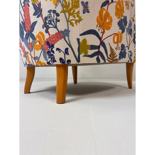 White Carl Malmsten "Farmor" Lounge Chair For Sale - Image 8 of 9
