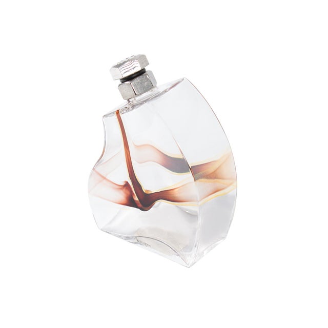 A glass "Macho" decanter designed by the Swedish artist and designer Kjell Engman (born 1946) for Kosta Boda. This piece...