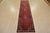 Tribal Mir Runner 2’8” X 10′ Red Wool Vintage Tribal Hand-Knotted Oriental Rug For Sale - Image 3 of 13