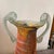 1980s Art Nouveau Style Murano Glass Amphora Vase For Sale - Image 11 of 12
