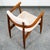 Mid Century Modern Armchairs Dining Chairs Walnut Wood 2 Two White American Pair For Sale - Image 12 of 12