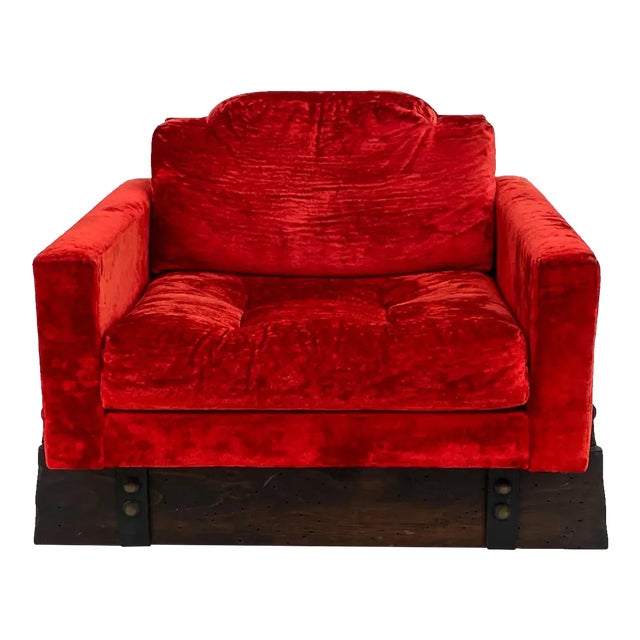 1960s Vintage Adrian Pearsall/Craft Associates Lounge Chair For Sale