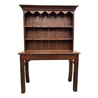 19th Century Antique Children’s Oak Welsh Cupboard For Sale