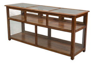 Vintage Exhibitor Counter in Teak