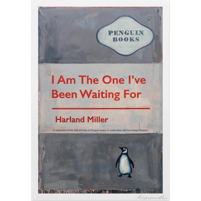 Contemporary Harland Miller I Am the One I've Been Waiting for Signed Poster, 2020s For Sale - Image 3 of 3