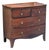 Early 19th-century George III period walnut bow-front chest of drawers. Handcrafted from beautifully figured wood. The...