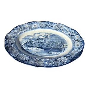 Vintage Staffordshire Liberty Blue Large Platter