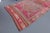 Pink Vintage Turkish Hand-Knotted Wool Cotton Pink Runner Rug For Sale - Image 8 of 12