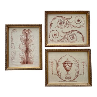 French Etchings - Set of 3 For Sale