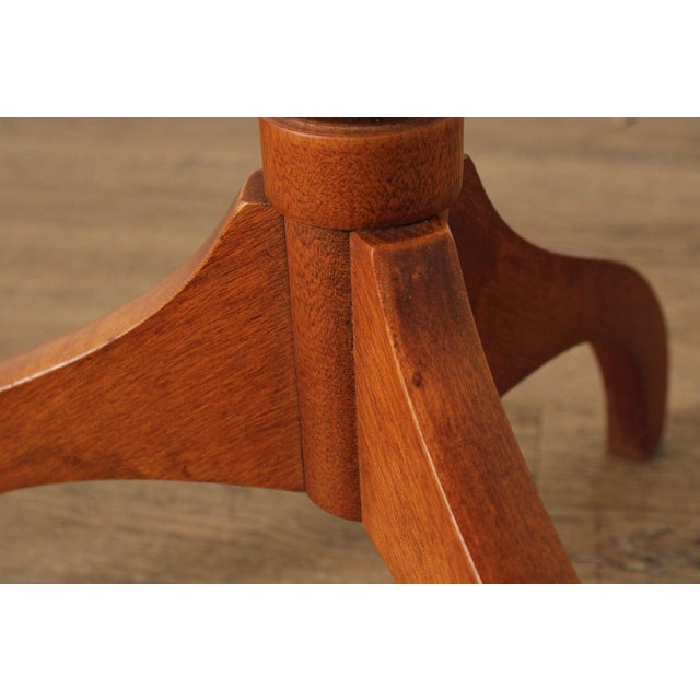 L. Hitchcock Stenciled Maple Small SideTable For Sale - Image 16 of 18