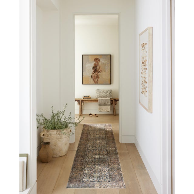 Loloi Rugs Amber Lewis x Loloi Morgan Denim / Multi 2' x 3'-6" Accent Rug For Sale - Image 4 of 7