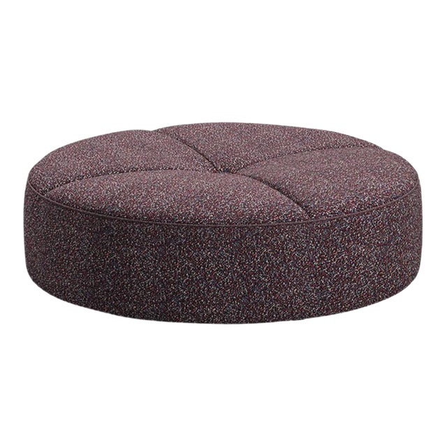 Metal, Teak and Fabric Sail Out Outside Ottoman by Rodolfo Dordoni for Cassina For Sale