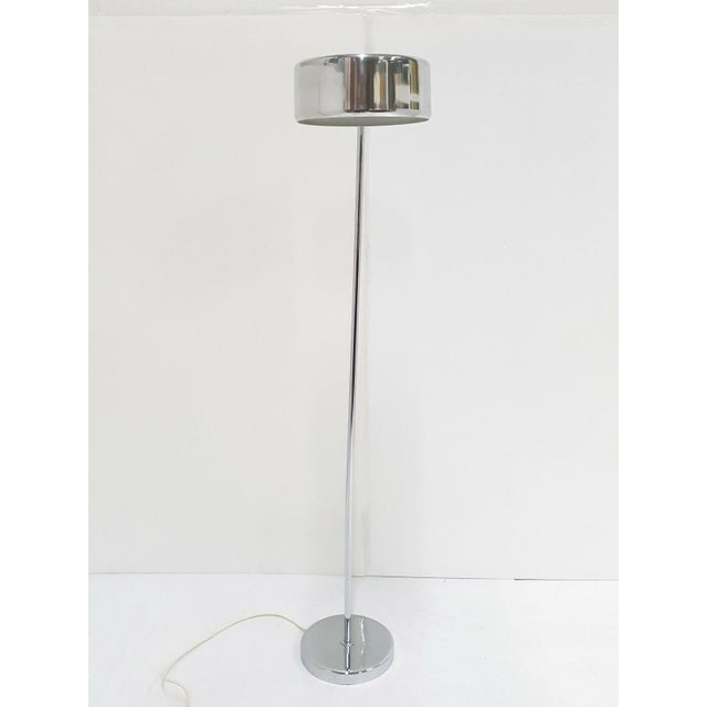 Vintage Swedish Floor Lamp in Chrome Steel from Ateljé Lyktan, 1960s For Sale - Image 10 of 12