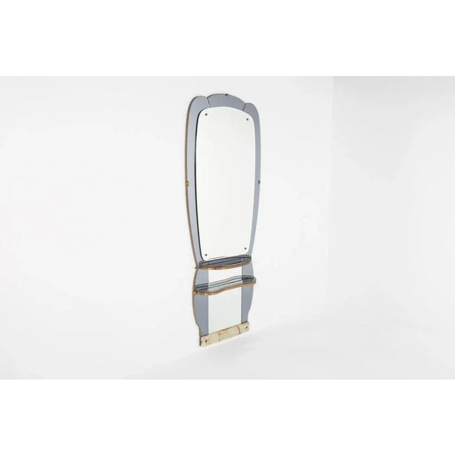 Mid-Century Modern Italian Mirror from Crystal Art, 1960s For Sale - Image 11 of 11