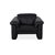 Model 4000 Armchair in Black Leather from Rolf Benz For Sale - Image 10 of 11