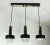 Metal Mid-Century Modern Black Bubble Glass Chrome Metal Pendant Lamp, 1960s For Sale - Image 7 of 11