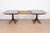 Wood Stickley Georgian Cherry Wood Double Pedestal Extension Dining Table, Newly Refinished For Sale - Image 7 of 13
