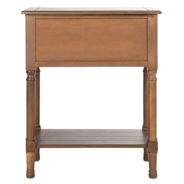 Traditional Primrose 3 Drawer Console Table - Brown For Sale - Image 3 of 11