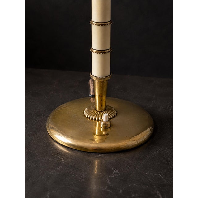 Table Lamp in Brass and Trolit by Bertil Brisborg for Nordiska Kompaniet, 1940 For Sale - Image 6 of 13
