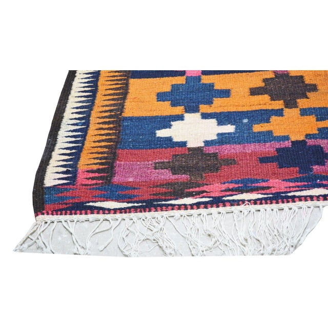 Tribal Vintage Afghan Tribal Hand Knotted Wool Rug, 5'5x9'9 For Sale - Image 3 of 6