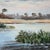 Textile Vintage Original Old Florida Marsh Landscape Painting For Sale - Image 7 of 12