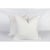 Pair of custom pillows made from Quadrille's China Seas Nitik II linen pattern fabric in turquoise colorway 149-33....
