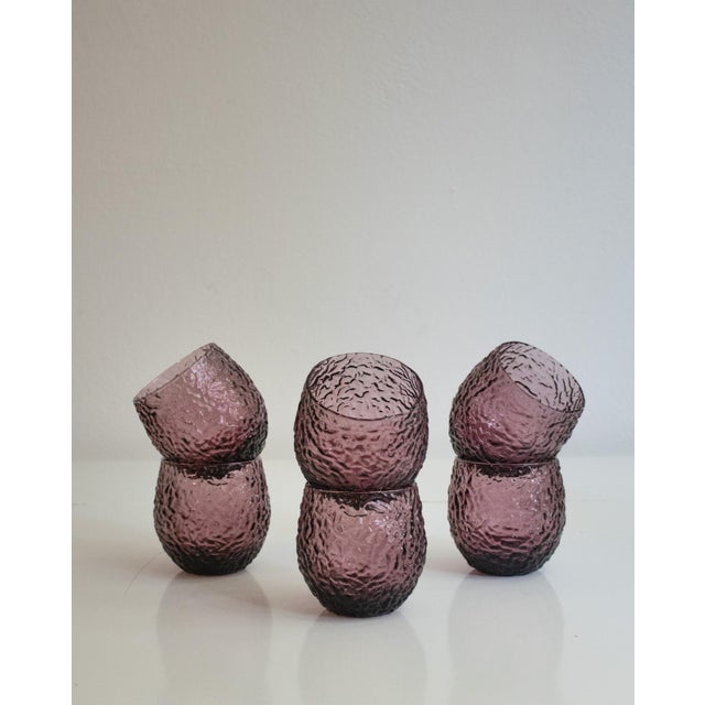 Italian Modern Drinking Glasses by La Vetreria for Ivv Florence, Set of 6 For Sale - Image 4 of 7