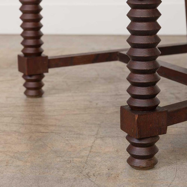 Pair of French Wood and Woven Chairs Attributed to Charles Dudouyt For Sale - Image 13 of 17