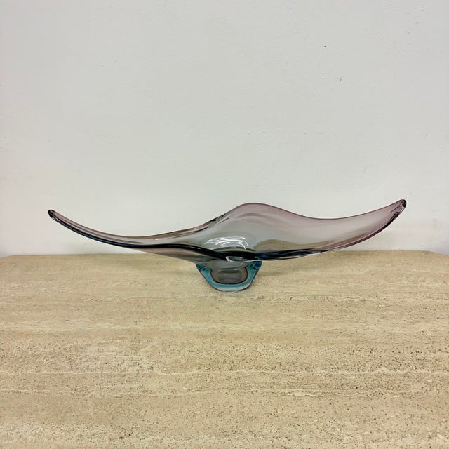 Murano Sommerso Glass Bowl, 1960s For Sale - Image 6 of 18