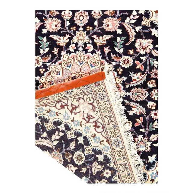 Traditional Pasargad DC Fine Hand Knotted Silk & Wool Rug For Sale - Image 3 of 3