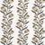 SAMPLE - Schumacher x Marian Mcevoy Thistle Vine Wallpaper In Black & Gold For Sale