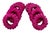 1990s Vintage 90s Hot Pink Fabric Napkin - Rings (Set of 8) For Sale - Image 5 of 10