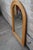 Vintage Bohemian Chic Woven Wicker Arched Wall Hanging Vanity Mirror For Sale - Image 6 of 10