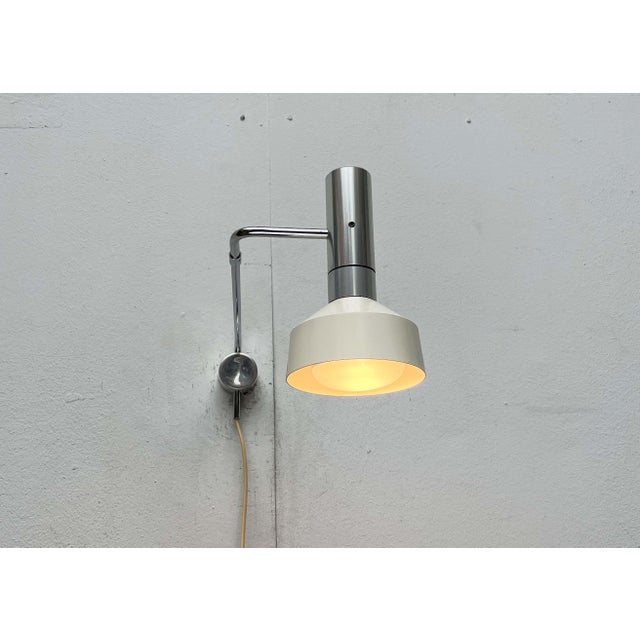 Mid-Century Minimalist Swiss Minilux Wall Lamp by Rosemarie and Rico Baltensweiler for Baltensweiler, 1960s For Sale - Image 17 of 18