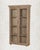Antique Indian Glass Armoire | Four Shelf Wood Cabinet| Vintage Teak Display Cabinet | Wabi Sabi Decor For Sale - Image 4 of 6