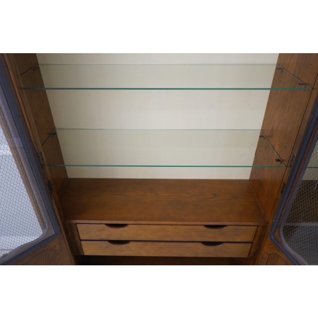 Baker Country French Oak China Cabinet For Sale In Philadelphia - Image 6 of 18