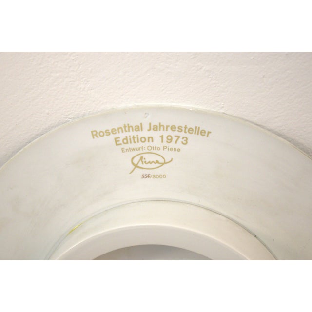 1970s Vintage Bas-Relief by Otto Piene for Rosenthal Studio-Line, 1973 For Sale - Image 5 of 6