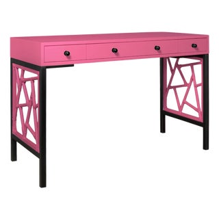 Tiffany Writing Desk - Pink For Sale