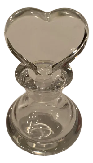 Orrefors, Vintage Hand Blown Art Glass Perfume Bottle